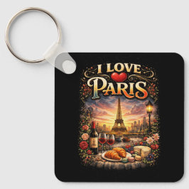 Chaveiro Eu Amo Paris