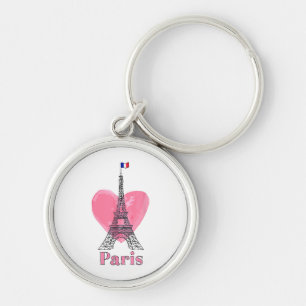Chaveiro Eu Amo Paris Torre Eiffel França Presente