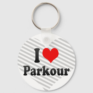 Chaveiro Eu amo Parkour