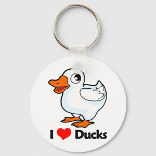 Chaveiro Eu amo patos