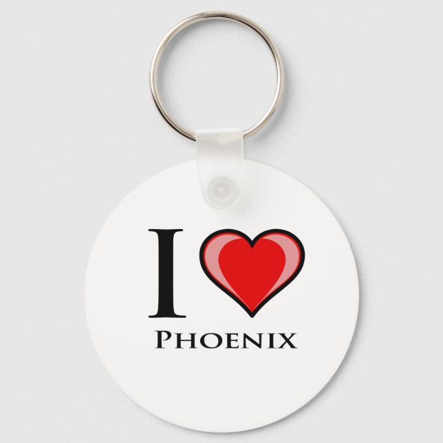 Chaveiro Eu amo Phoenix (Frente)
