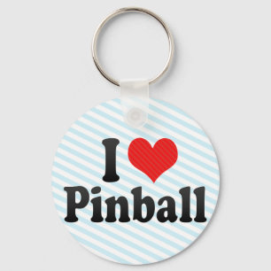 Chaveiro Eu Amo Pinball