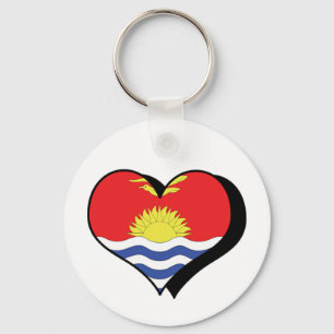 Chaveiro Eu Amo Pingente de Kiribati