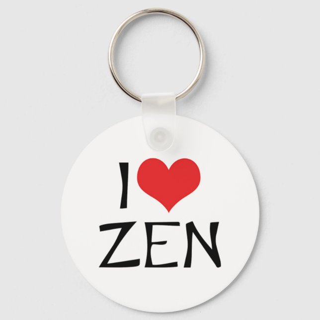 Chaveiro Eu Amo Pingente Zen (Frente)
