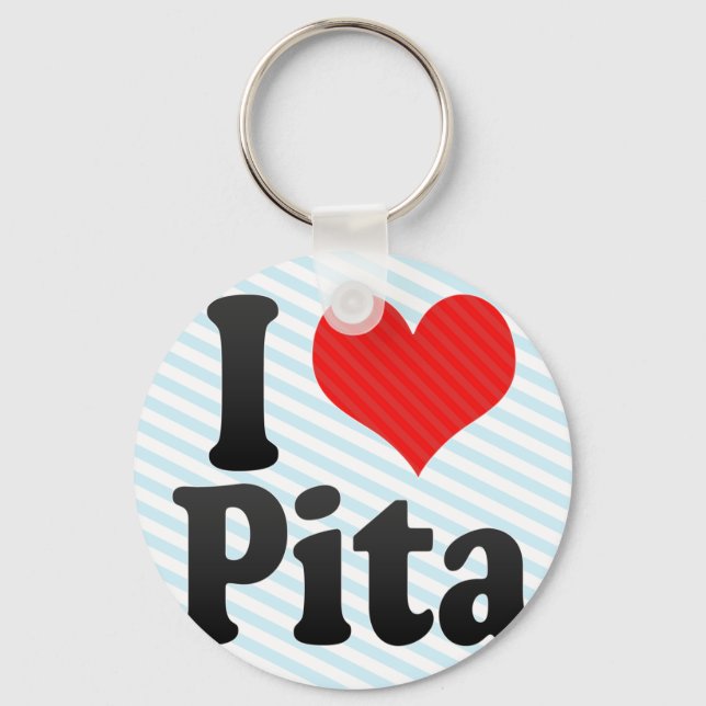 Chaveiro Eu Amo Pita (Frente)