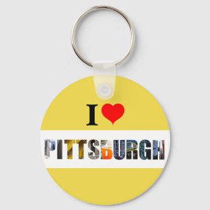 Chaveiro Eu Amo Pittsburgh