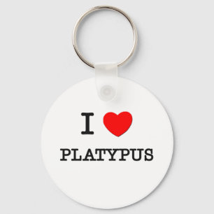Chaveiro Eu amo PLATYPUS