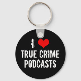 Chaveiro Eu Amo Podcasts De Crime Verdadeiro