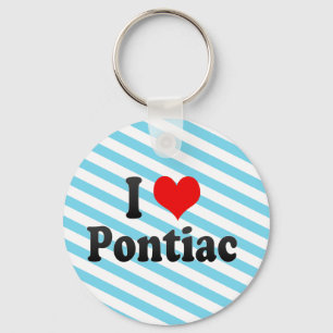 Chaveiro Eu amo Pontiac, os Estados Unidos