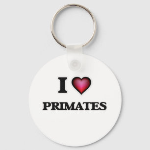Chaveiro Eu amo primatas