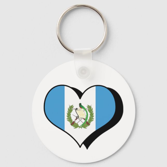Chaveiro Eu Amo Pulseira da Guatemala (Frente)