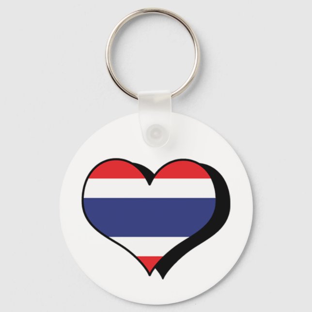 Chaveiro Eu Amo Pulseira da Tailândia (Frente)