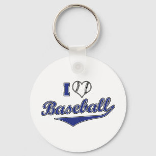 Chaveiro Eu Amo Pulseira de Baseball
