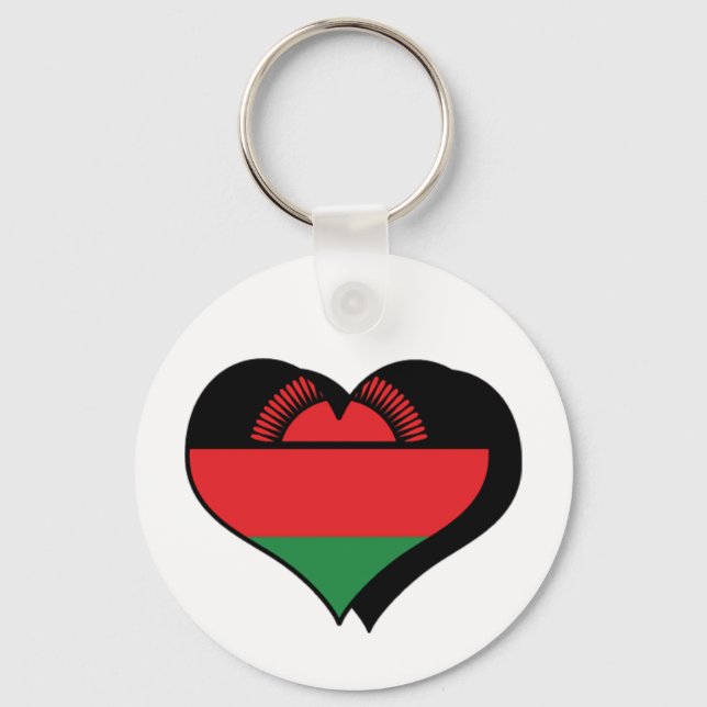 Chaveiro Eu Amo Pulseira do Malawi (Frente)