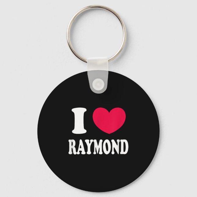 Chaveiro Eu Amo Raymond (Frente)