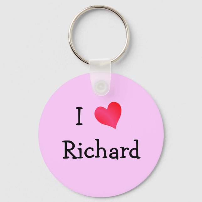 Chaveiro Eu Amo Richard (Frente)