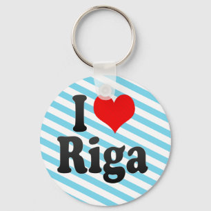 Chaveiro Eu amo Riga, Latvia