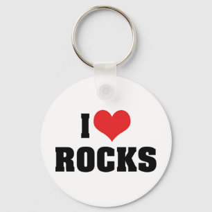 Chaveiro Eu Amo Rochas - Geologia de Rochas Amante Geólogo