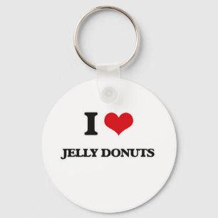 Chaveiro Eu Amo Rosquinhas De Geleia