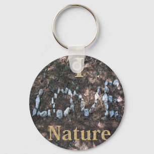 Chaveiro Eu Amo Roupas e Presentes da Natureza