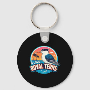 Chaveiro Eu amo Royal Terns Bird Watcher Sarasota Bradenton