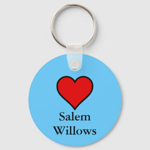 Chaveiro Eu amo salgueiros de Salem