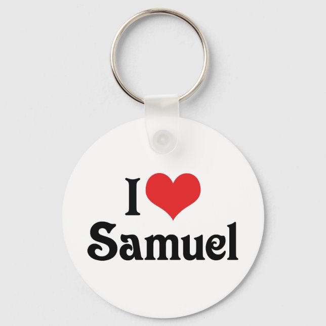 Chaveiro Eu Amo Samuel (Frente)
