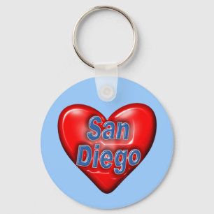 Chaveiro Eu amo San Diego