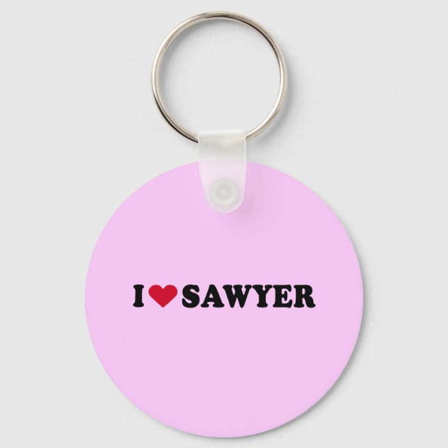 CHAVEIRO EU AMO SAWYER (Frente)