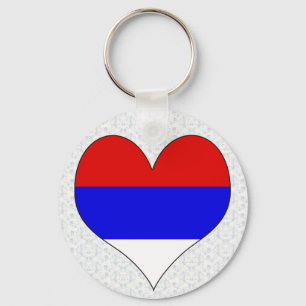 Chaveiro Eu amo Serbia