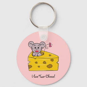 Chaveiro Eu amo seu queijo