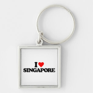 CHAVEIRO EU AMO SINGAPORE