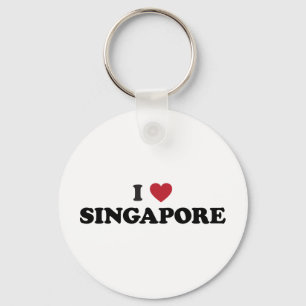 Chaveiro Eu amo Singapore