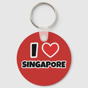 Chaveiro Eu amo Singapura
