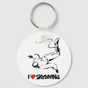 Chaveiro Eu amo Skydiving