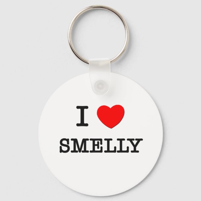 Chaveiro Eu Amo Smelly (Frente)