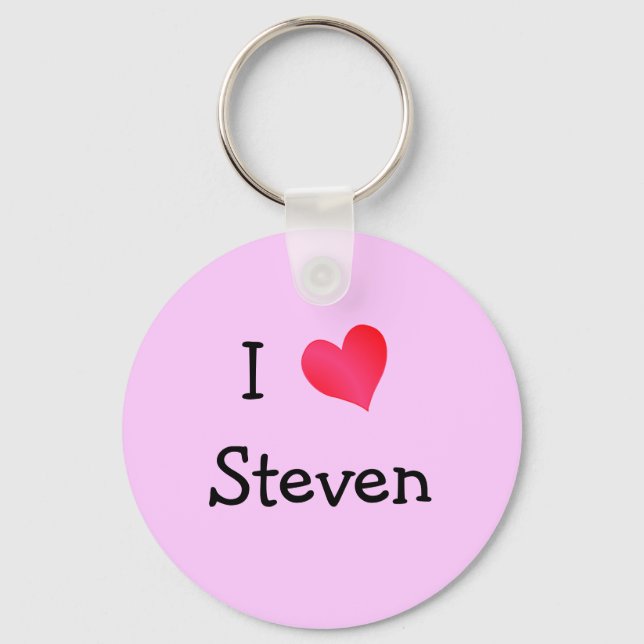 Chaveiro Eu Amo Steven (Frente)