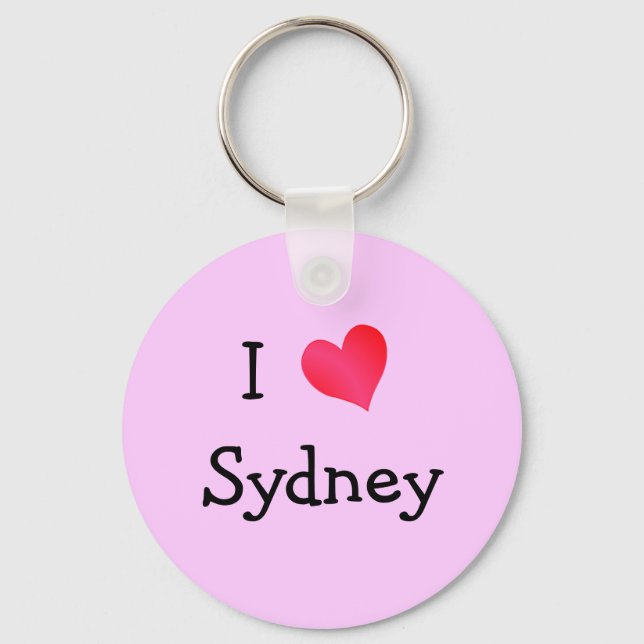 Chaveiro Eu Amo Sydney (Frente)