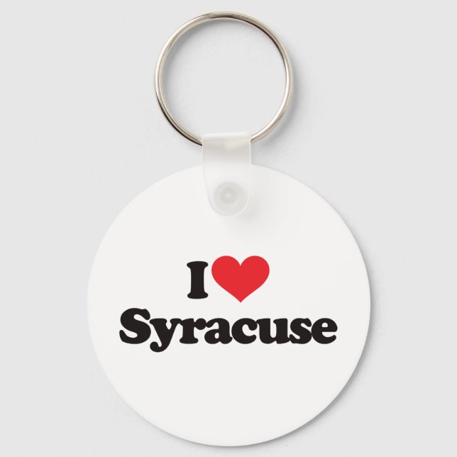 Chaveiro Eu Amo Syracuse (Frente)