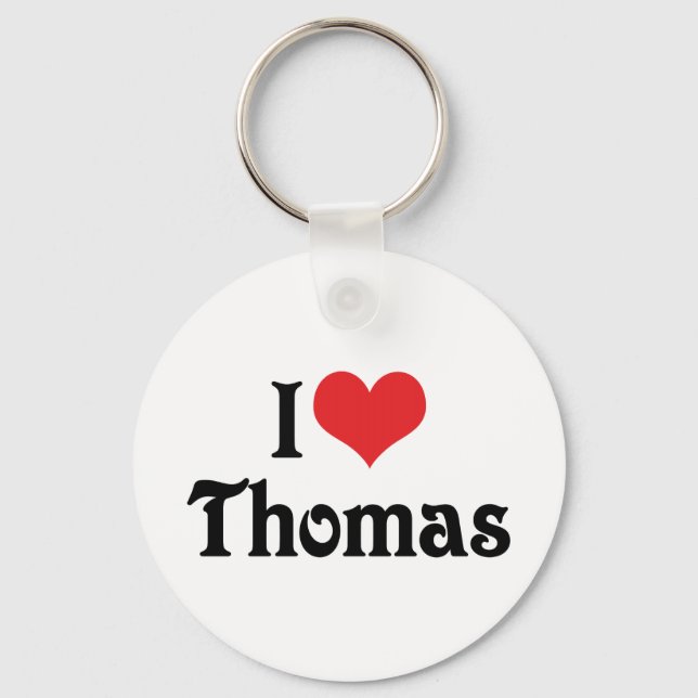 Chaveiro Eu Amo Thomas (Frente)