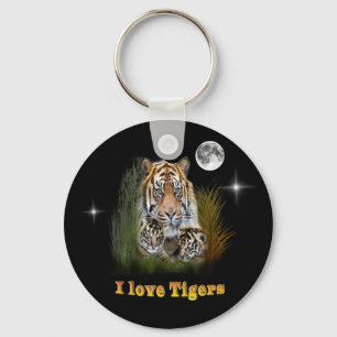 Chaveiro Eu amo Tigers