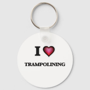 Chaveiro Eu amo Trampolining