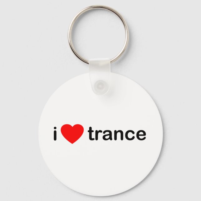 Chaveiro Eu Amo Trance (Frente)