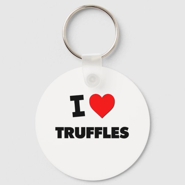 Chaveiro Eu amo Truffles (Frente)