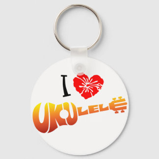 Chaveiro Eu Amo Ukulele