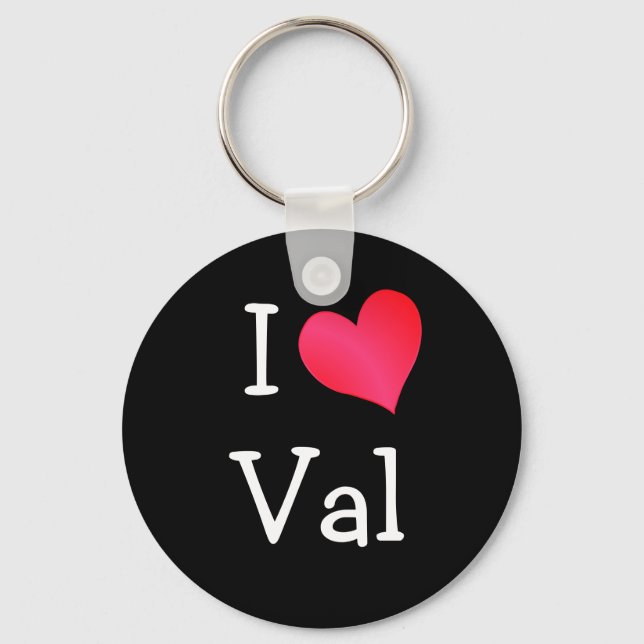 Chaveiro Eu Amo Val (Frente)