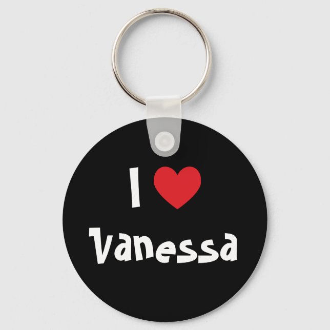 Chaveiro Eu Amo Vanessa (Frente)