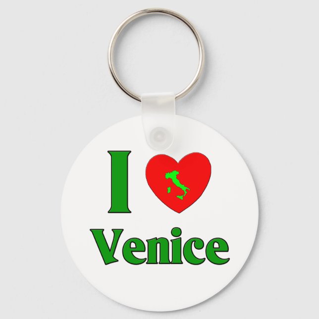 Chaveiro Eu Amo Veneza (Frente)