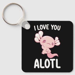 Chaveiro Eu Amo Você Alotl Axolotl Dia dos Namorados