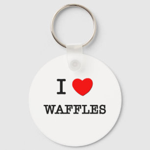 Chaveiro Eu Amo Waffles